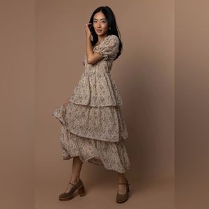 Bohme Mikel Maxi Dress Taupe